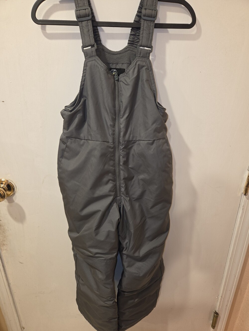 all in motion Kids' Gray Insulated Snow Bib Overalls
